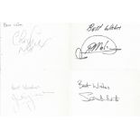 Football Signature Collection 114 Signed White Cards in Album, Including Chris Makin, Stuart McCall,