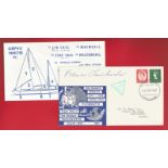 Francis Chichester signed cover celebrating Drake and Chichester who circumnavigated the world in