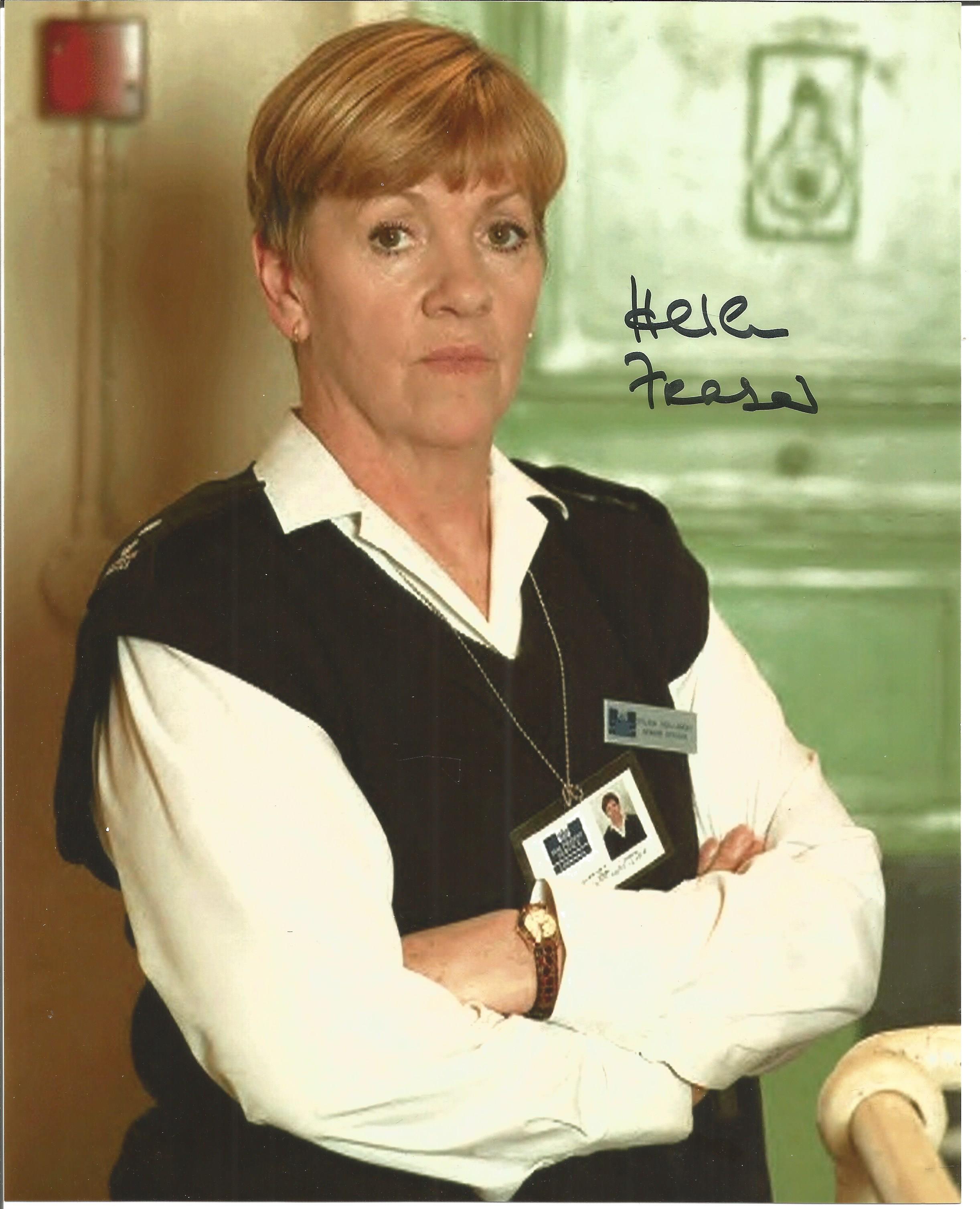 Helen Fraser signed 10x8 colour image. Helen is a British actress who is known for her role on