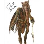 Star Wars, Richard Strid signed 8x10 colour photograph as the British actor starred as Poggle the