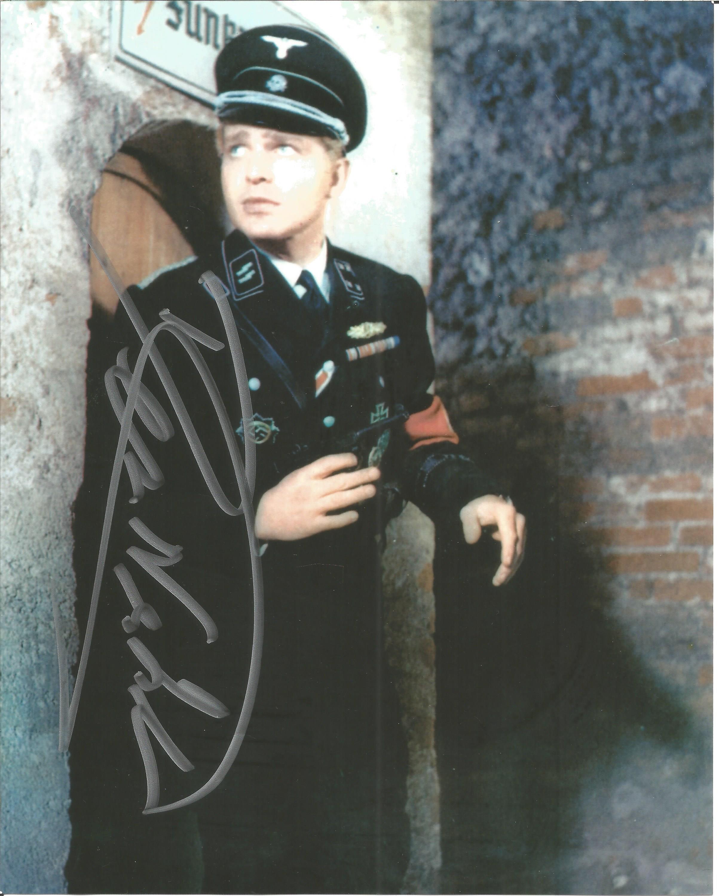 Derren Nesbitt signed 10x8 colour photo from Where Eagles Dare. Good Condition. All autographs. Good