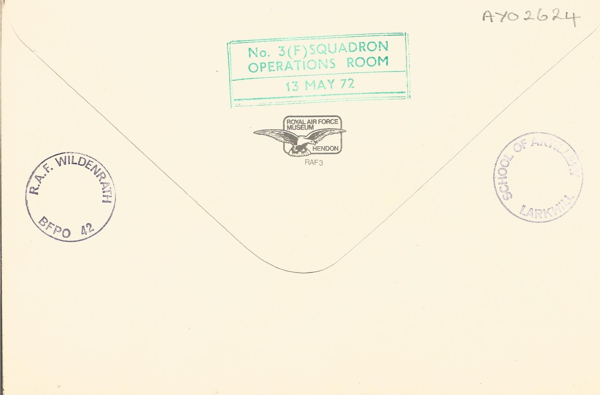 RAF, multi-signed FDC commemorating the 60th anniversary of the formation of the No.3 Squadron. This - Image 2 of 2