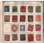 2 pages of Swedish and Swiss stamps. Good condition. We combine postage on multiple winning lots and