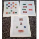 GB stamp collection mainly Queen Victoria 3 loose album pages.. Good condition. We combine postage