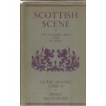 World War II multi signed hardback book titled Scottish Scene of Intelligent Mans Guide to Albyn