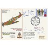 World War II AVM Johnnie Johnson and Major Walter Matoni signed Royal Air Force Uxbridge 31st