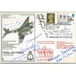 Hans Rossbach No 19 Royal Air Force Leeming multi signed flown FDC signatures included are Oberst