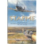 World War II multi signed hardback book titled Stapme The Biography of Squadron Leader Basil