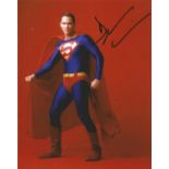 Dean Cain signed 10x8 colour photograph taken during his time playing Clark Kent, Superman. Good