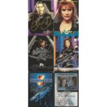 Babylon 5 trading cards collection. An assortment of 10 cards from the popular Sci-Fri series.