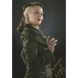 Helen McCrory signed 12x8 colour photograph pictured as she plays Draco Malfoy's mum in the Harry