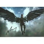 Ben Hardy signed 12x8 colour photo taken from his time playing Angel in X-Men: Apocalypse. Good