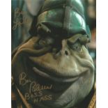 Brian Blessed signed 10x8 colour photograph as he plays Boss Nass in Star Wars: The Phantom
