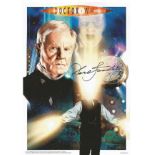 Derek Jacobi signed 12x8 colour promo photograph taken as Jacobi plays the fifth version of the