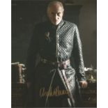 Charles Dance signed 10x8colour photograph pictured during his role as Tywin Lannister in Game of