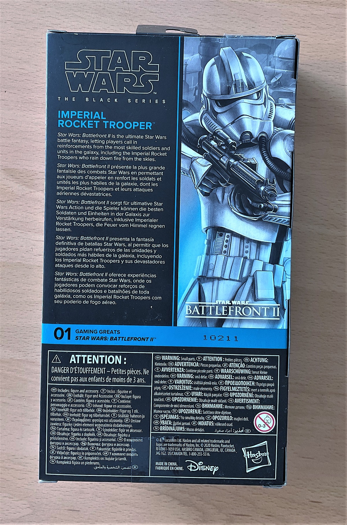 Star Wars, The Black Series miniature action figure of Imperial Rocket Trooper, taken from Star - Image 3 of 3