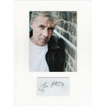 Glen Matlock signed card piece. Photo attached. 16 x 12. Good condition. All autographs come with