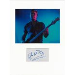 Glen Matlock signed card piece. Photo attached. 16 x 12. Good condition. All autographs come with