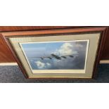 World War II Lancaster 30x24 multi signed framed and mounted print limited edition 614/850 titled