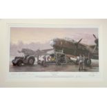 World War II Preparing for the Tirpitz multi signed 31x20 mounted Artist Proof print 18/25 by the