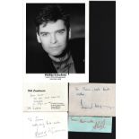 TV newsreaders and presenters signed collection. Approx 20 items. Assortment of photos, letters