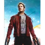 Chris Pratt signed 10x8 Guardians of the Galaxy colour photo. Christopher Michael Pratt (born June