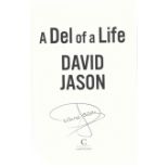 David Jason signed hardback book titled A Del of a Life Lessons I've Learned signature on the inside