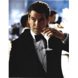 Pierce Brosnan signed 10x8 colour photo pictured in his role as James Bond. Pierce Brosnan OBE (born