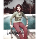 Lauren Bacall signed 10x8 colour photo. Lauren Bacall (born Betty Joan Perske; September 16,