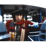 Tom Baker signed 10x8 colour photo pictured in his role as Doctor Who. Thomas Stewart Baker (born 20