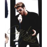 George Michael signed 10x8 colour photo. George Michael (born Georgios Kyriacos Panayiotou; 25