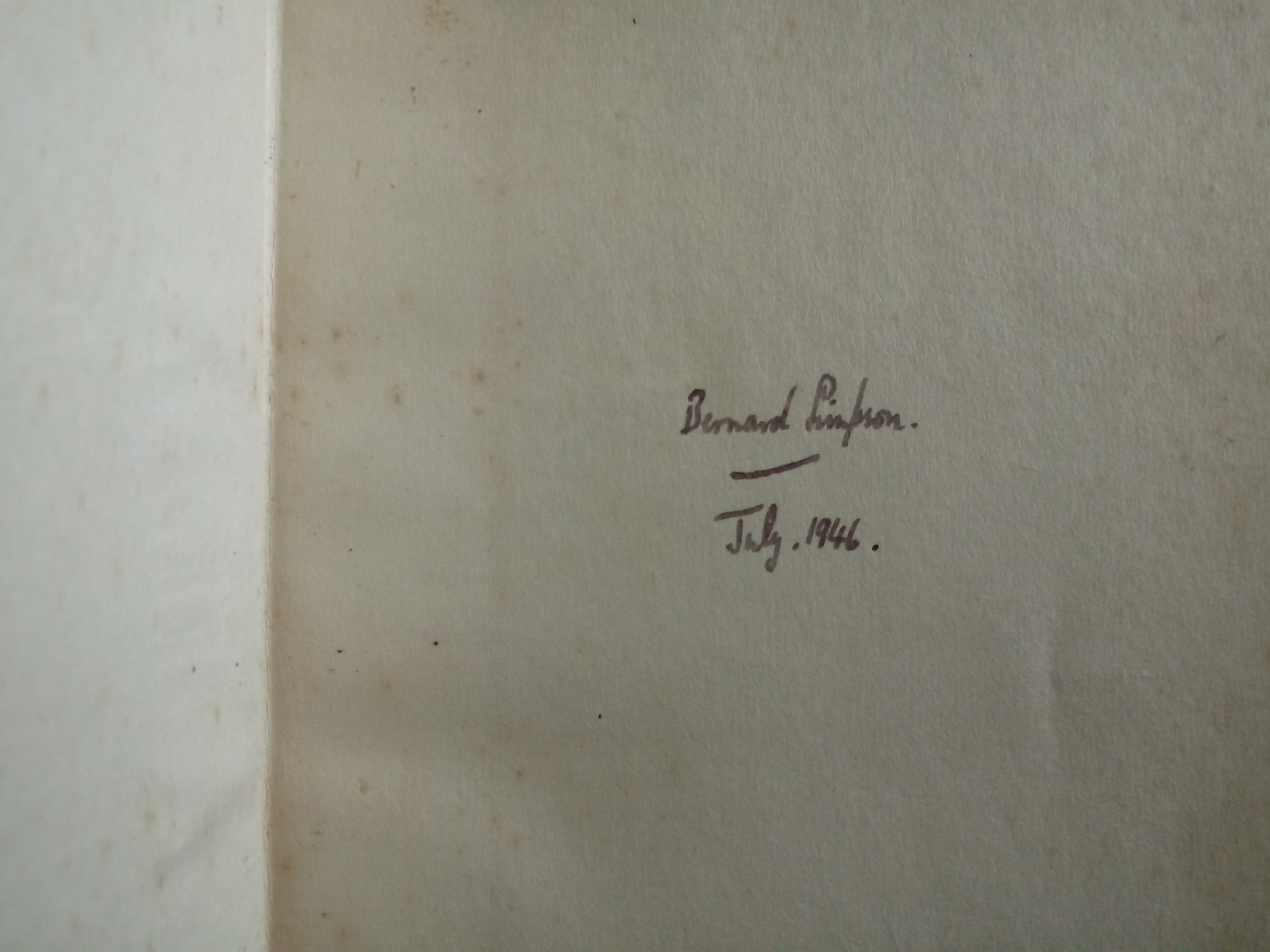 Time Must Have a Stop by Aldous Huxley hardback book 305 pages signed by owner Published 1946 Chatto - Image 3 of 4