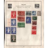 16 Iceland stamps on loose album page. Good condition. We combine postage on multiple winning lots