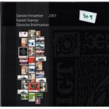 Danish 2001 stamp yearbook. Unmounted mint stamps. Good condition. We combine postage on multiple