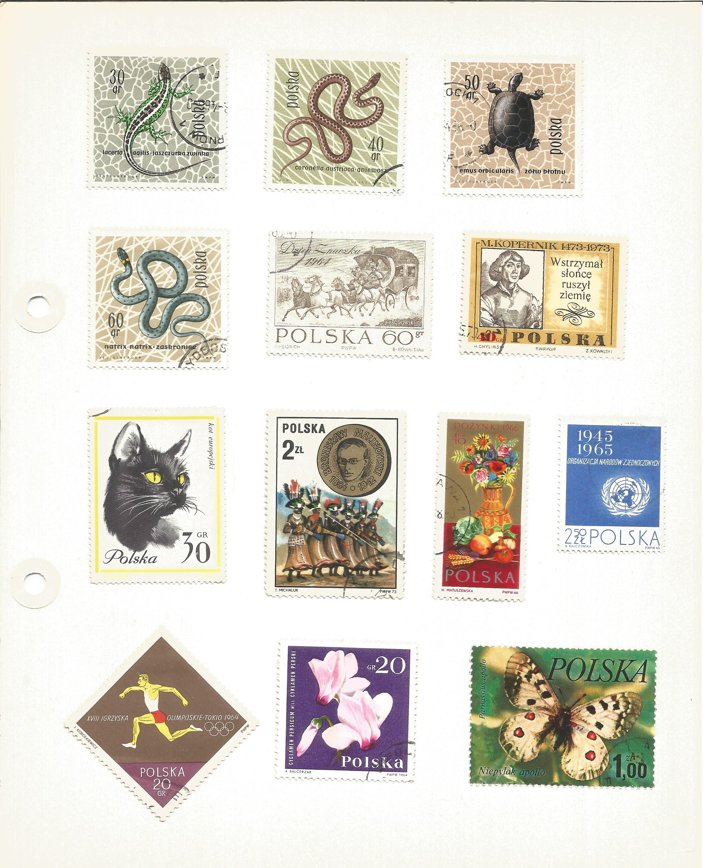 Polish stamp collection on 9 loose pages. Good condition. We combine postage on multiple winning - Image 3 of 5