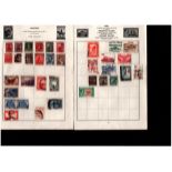 South America stamp collection on 11 album pages. Includes Argentina, Chile, Cuba, Ecuador, Peru and