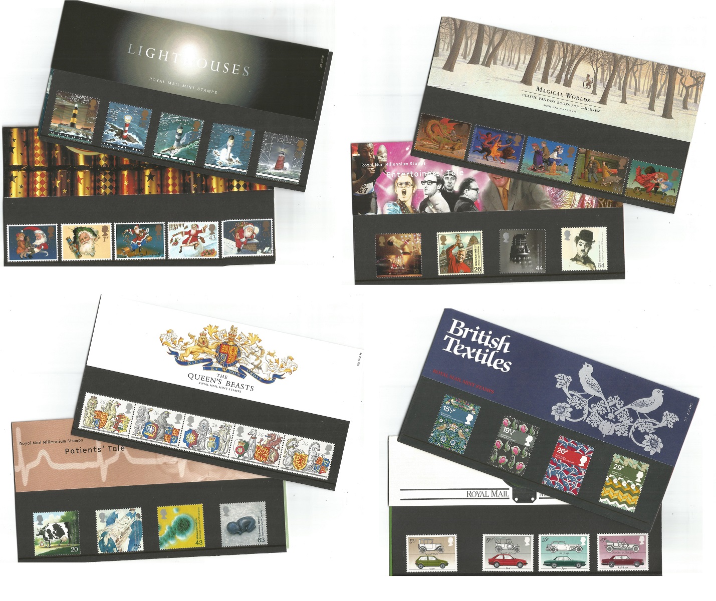 GB stamp presentation packs. 20 in total. 1982/1999. Good condition. We combine postage on