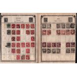 Old stamp collection loose and on page. Includes Japan, Belgium, India, Austria, Italy, GB,