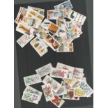 Cigarette card collection from WD and HO Wills. Part sets. Includes 1937 Dogs, 36 cards, 1938 garden