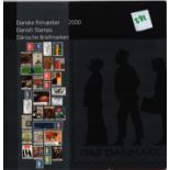 Danish 2000 stamp yearbook. Unmounted mint stamps. Good condition. We combine postage on multiple