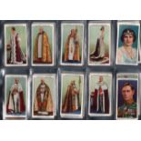 Cigarette card collection. Set of 50 Coronation series/ceremonial dress from 1937. High cat value.