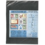 Assorted bag. Contains GB minisheet used 100th yr. of HM Queen Mother. 2 minisheets Montserrat