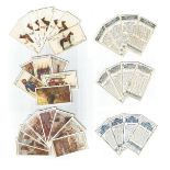 Cigarette card collection by John player and sons. Includes 1913 cries of London 8 cards, 1930