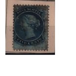 1863 Nova Scotia mint SG13 5c blue stamp. Good condition. We combine postage on multiple winning