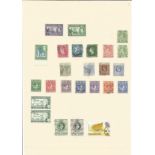 St Helena, St Vincent, St Lucia and Swaziland stamps on one loose sheet. 25 stamps. Good