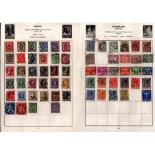 Assorted stamp collection from Belgium and Belgian Congo, holland and Curacao on 8 loose pages. Good