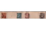 Stamp collection. Naples 1 stamp 1858, Norway 4 stamps 1860's. Good condition. We combine postage on