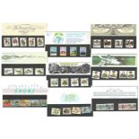 10 GB stamp presentation packs. 1983/1988. Good condition. We combine postage on multiple winning