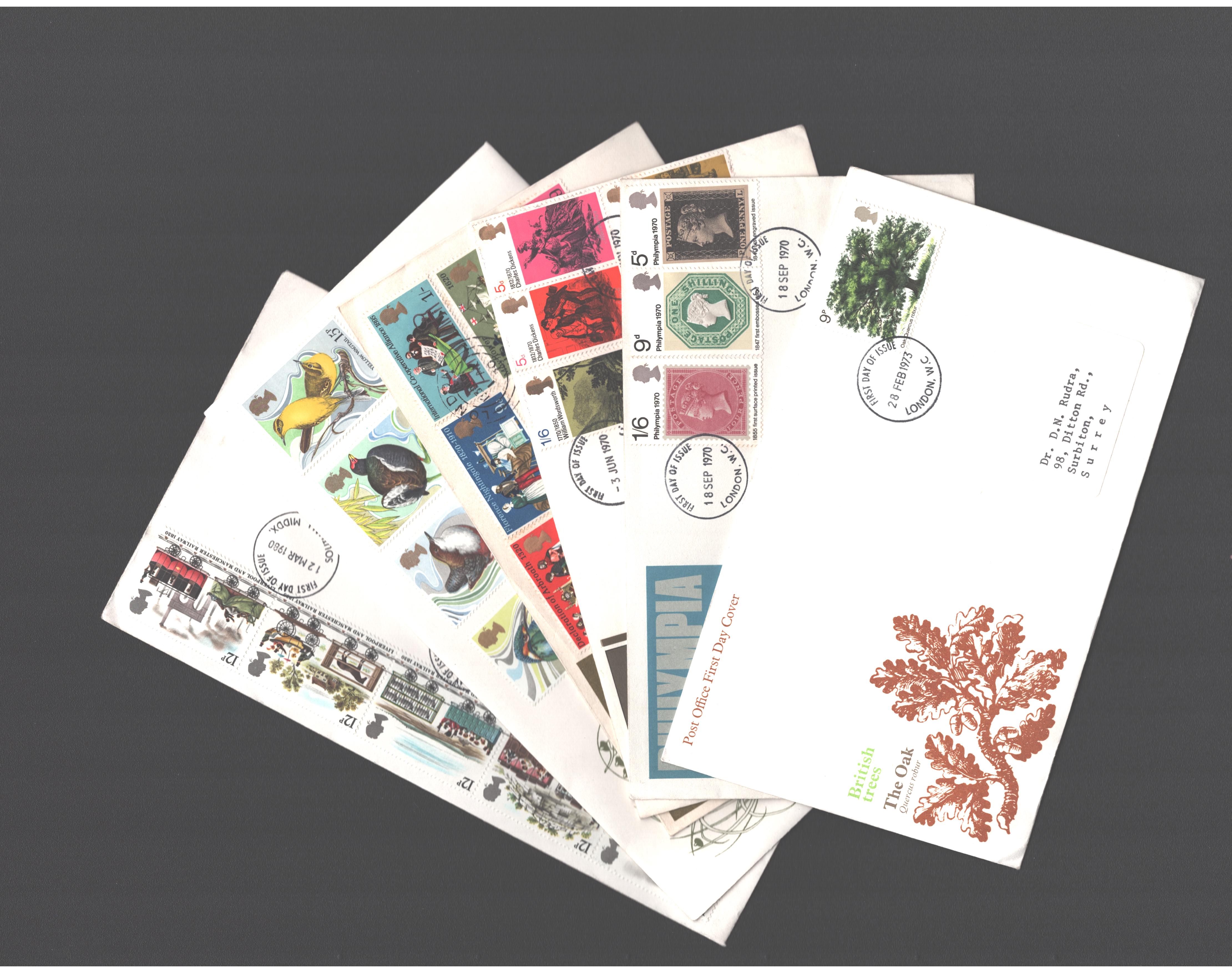 GB FDC collection. 27 items. 1968/2000. High value al typed addresses. Good condition. We combine - Image 2 of 2