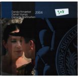 Danish 2004 stamp yearbook. Unmounted mint stamps. Good condition. We combine postage on multiple